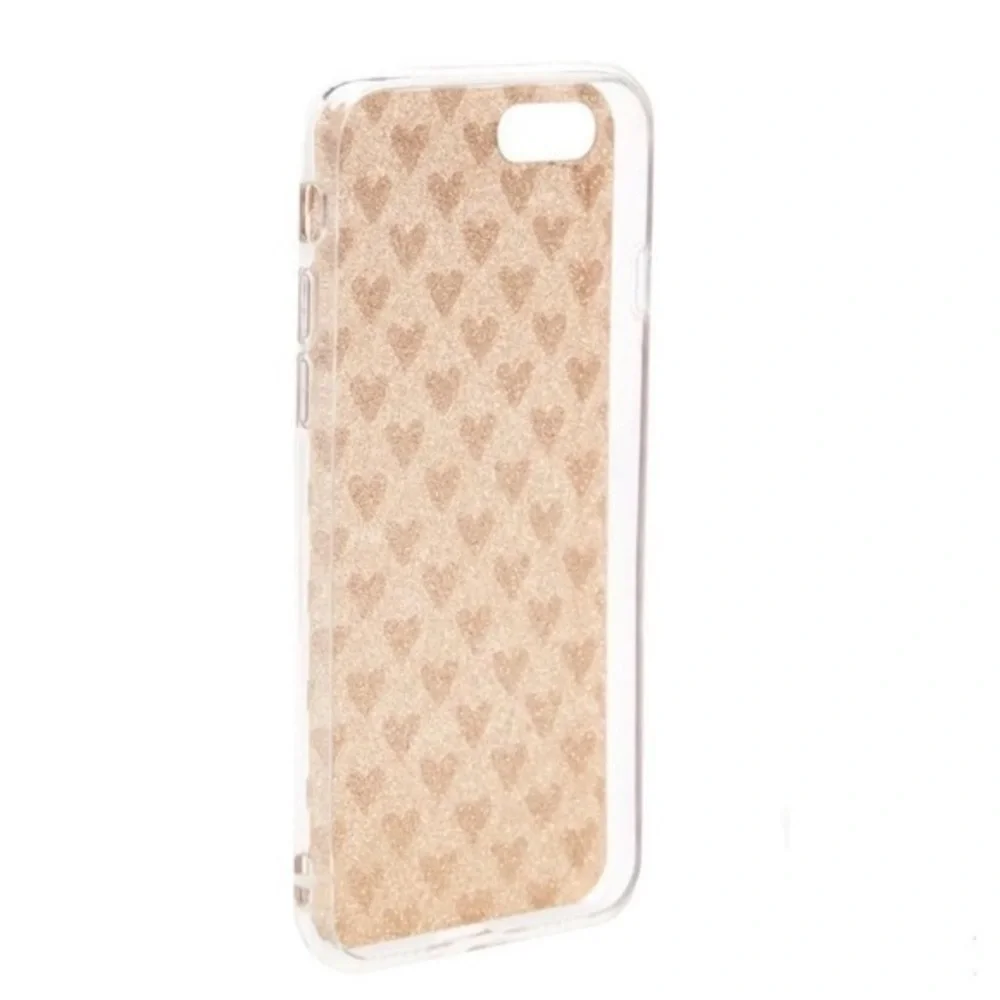 iPhone 7 Glitter Heart Case
